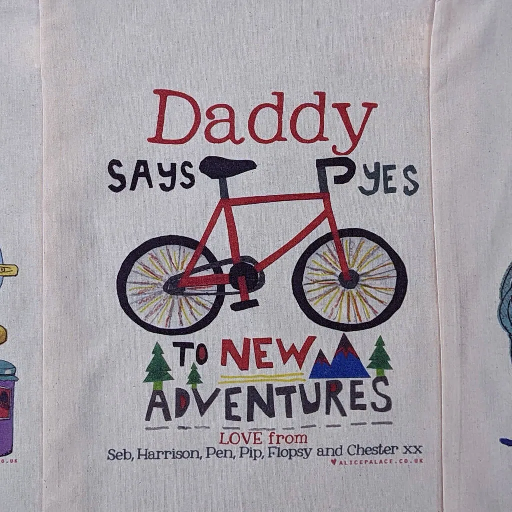 Personalised Cycling Adventures Storage Bag
