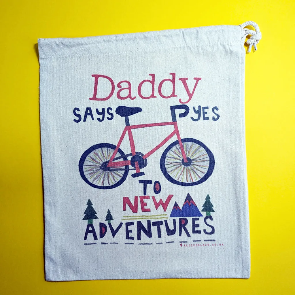 Personalised Cycling Adventures Storage Bag