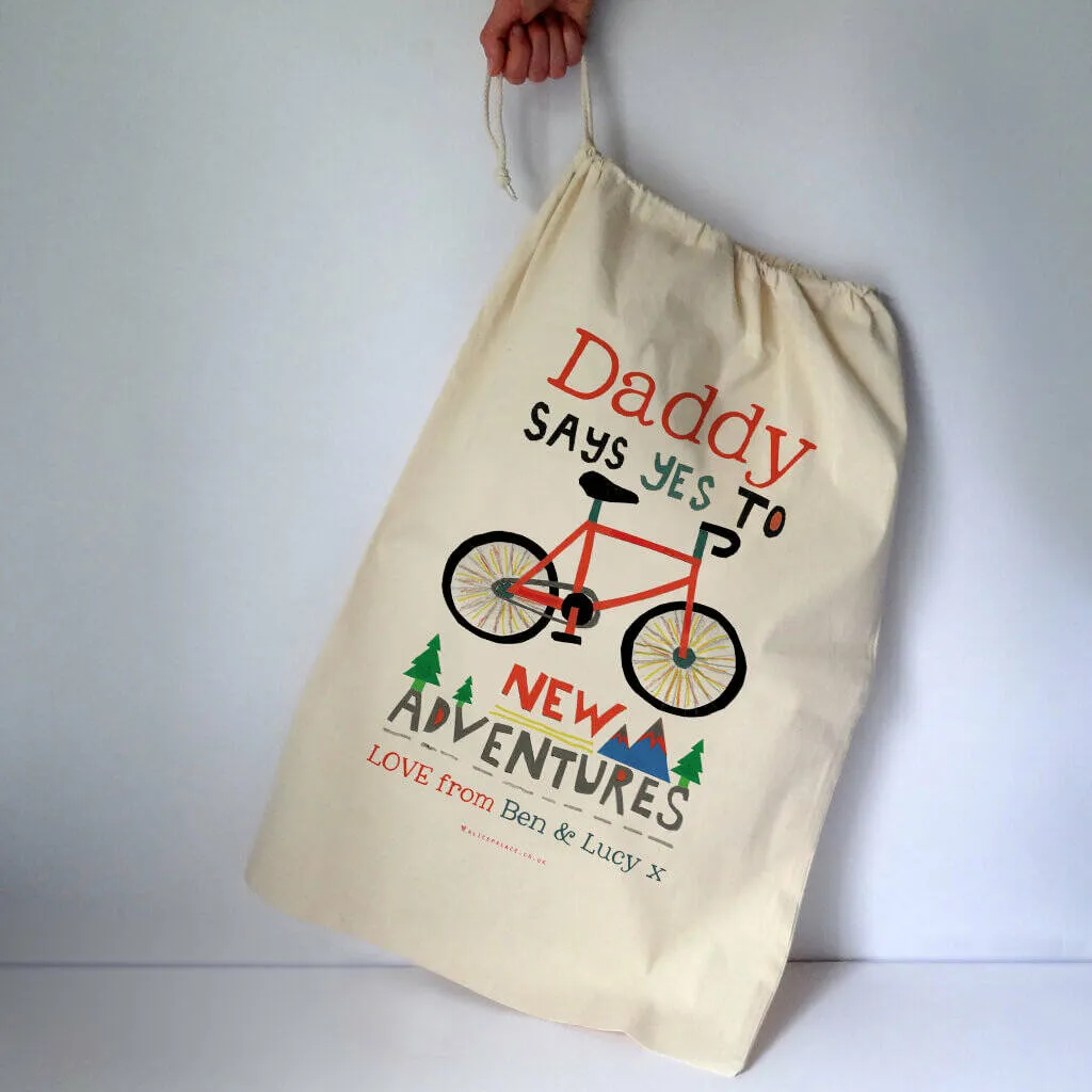Personalised Cycling Adventures Storage Bag