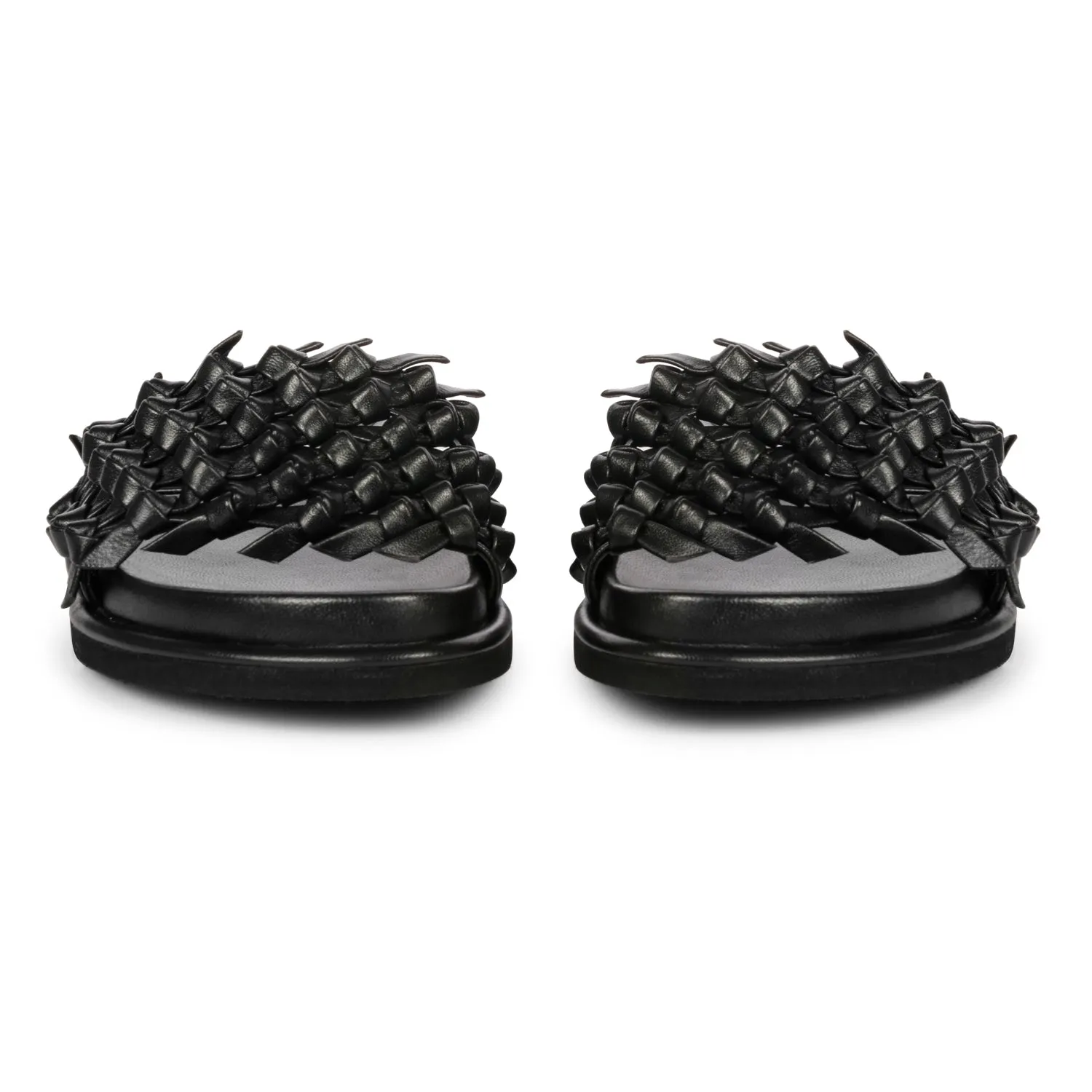 Saint  Caterina black flat sandal