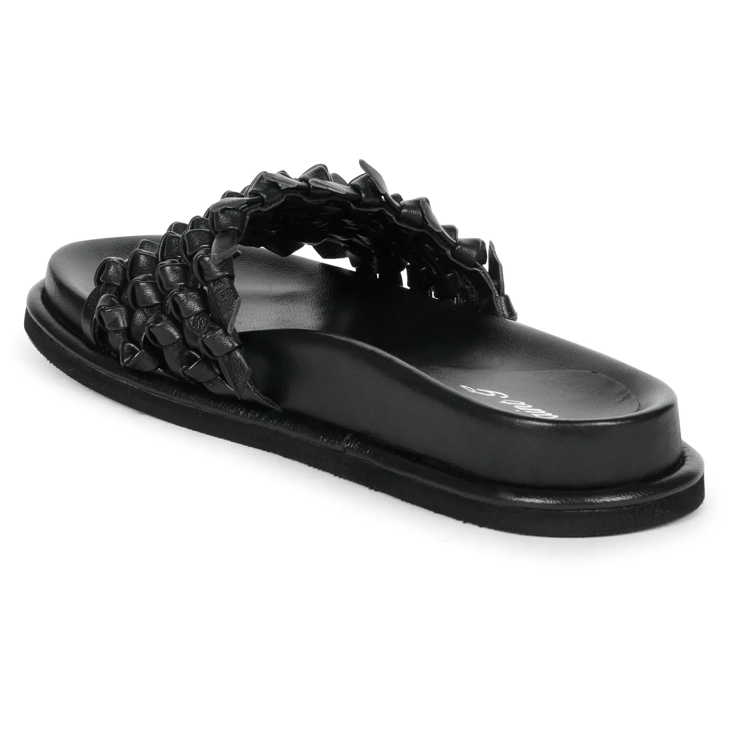 Saint  Caterina black flat sandal