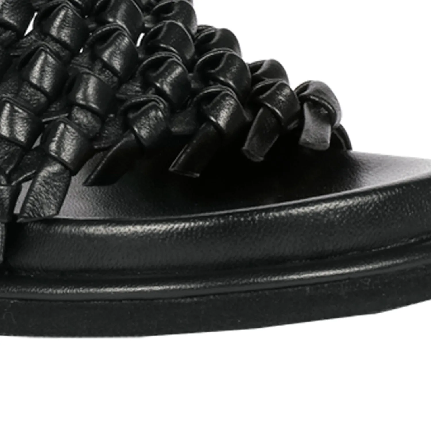Saint  Caterina black flat sandal