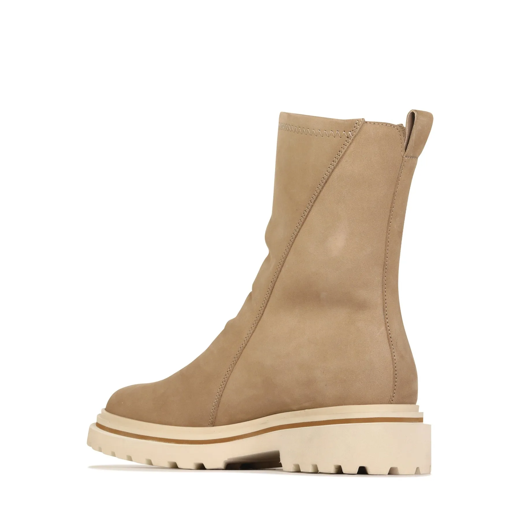 SKARLET LEATHER ZIPPER BOOTS
