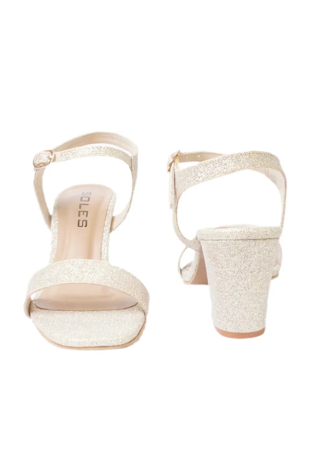 SOLES Women  Gold Heels