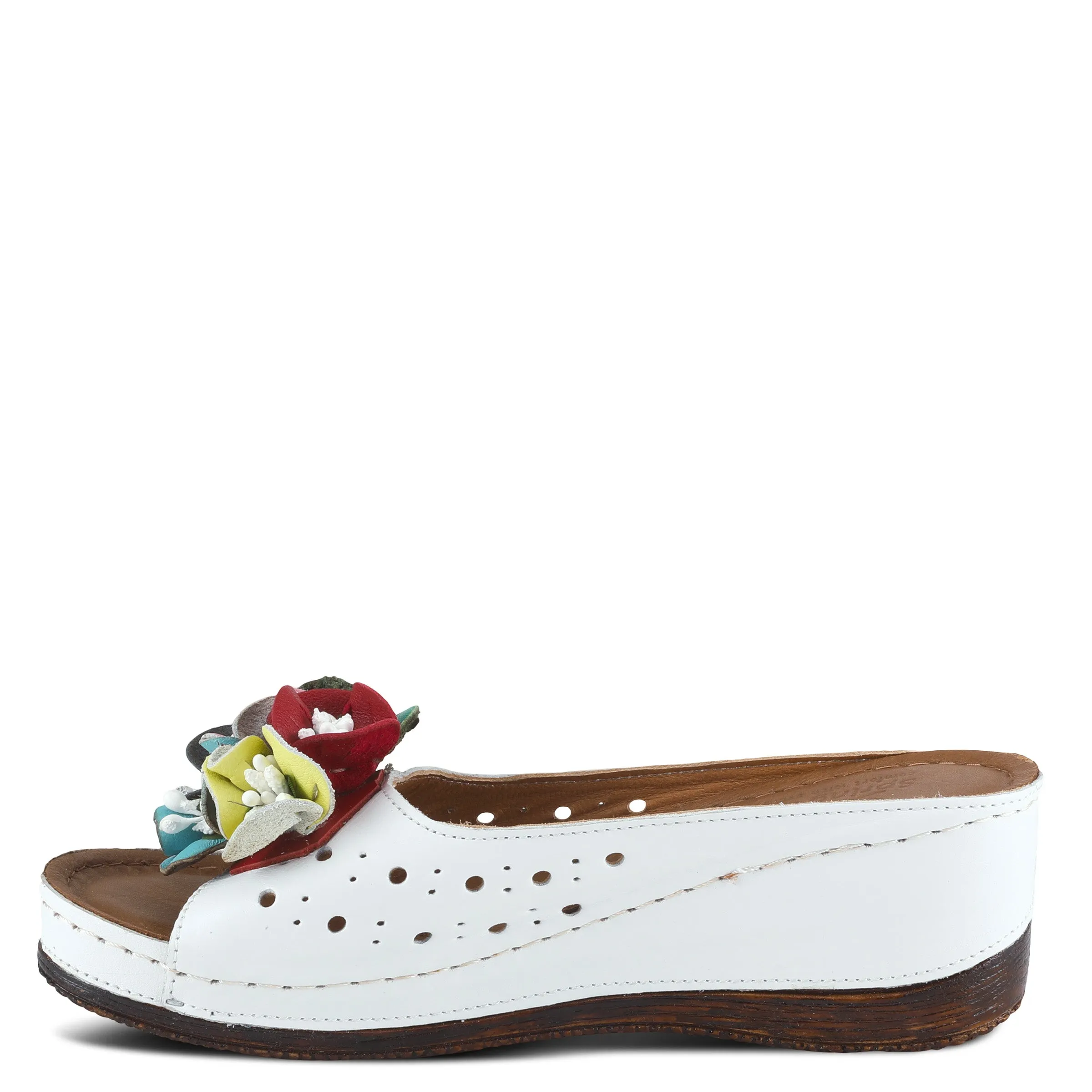 Spring Step Shoes Flowerchild Women’s Leather Multi Color Sandal