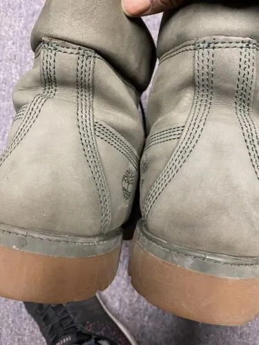 Timberland Boots Color Olive / Military Green Mens Size 13
