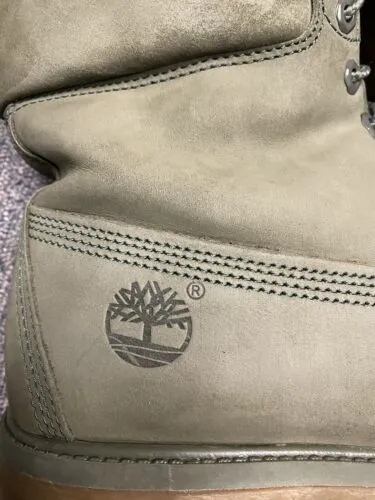 Timberland Boots Color Olive / Military Green Mens Size 13