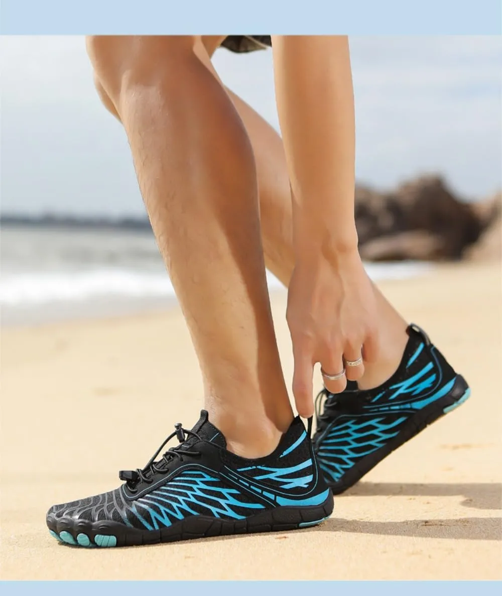 Women Hike Barefoot Shoes Men Breathable & Non-Slip Athletic Footwear Wide Toe Water Shoes
